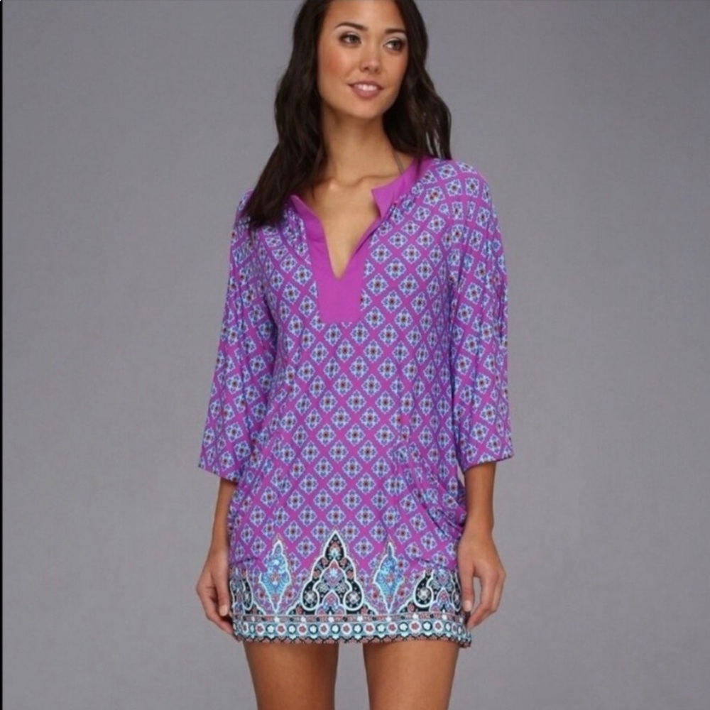 RARE NWT Nanette Lepore Moroccan Medallion Coverup